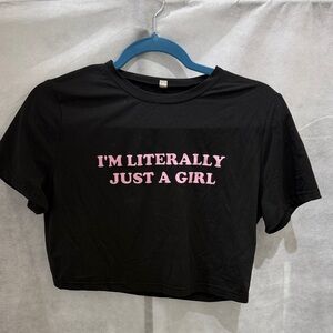 Black and Pink Graphic womens T-Shirt